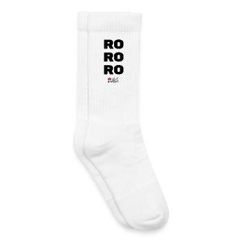 RO RO RO RO - Kids Tennis Socks - white - Right