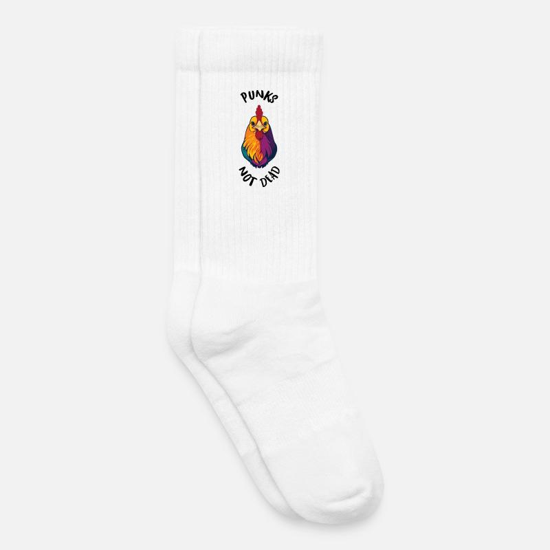 Punks sind nicht tot - Kinder Tennissocken - Weiß