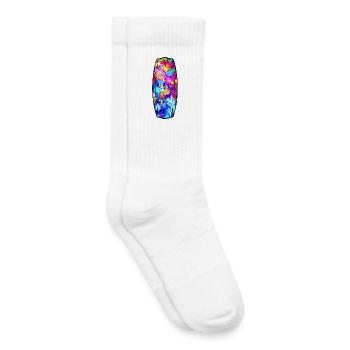 Surfboard, Water Sports, Wakeboard, Surfing, Waterskiing - Kids Tennis Socks - white - Right
