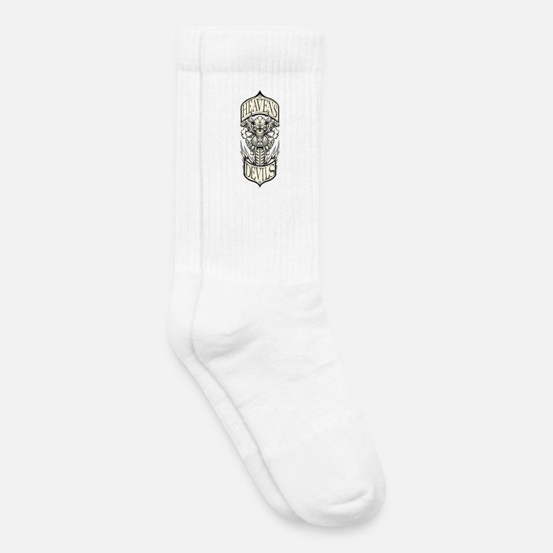 Heavens Devils - Kids Tennis Socks - white