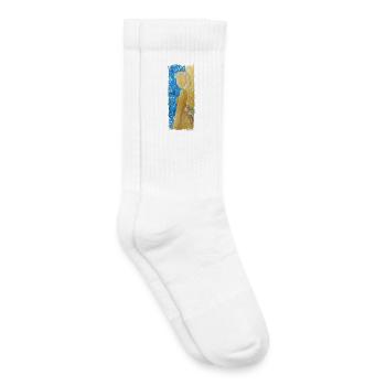 Ange de l’Univers - Sonja von Staden - Chaussettes de tennis bio enfant - blanc - Droite