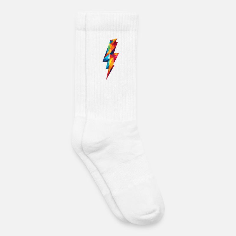 Flash Colors - Kinder Tennissocken - Weiß
