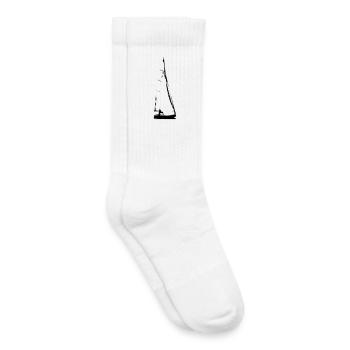Sailing Boat - Kids Tennis Socks - white - Right