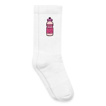 MOM SPORT MOTIVATION - Kids Tennis Socks - white - Right