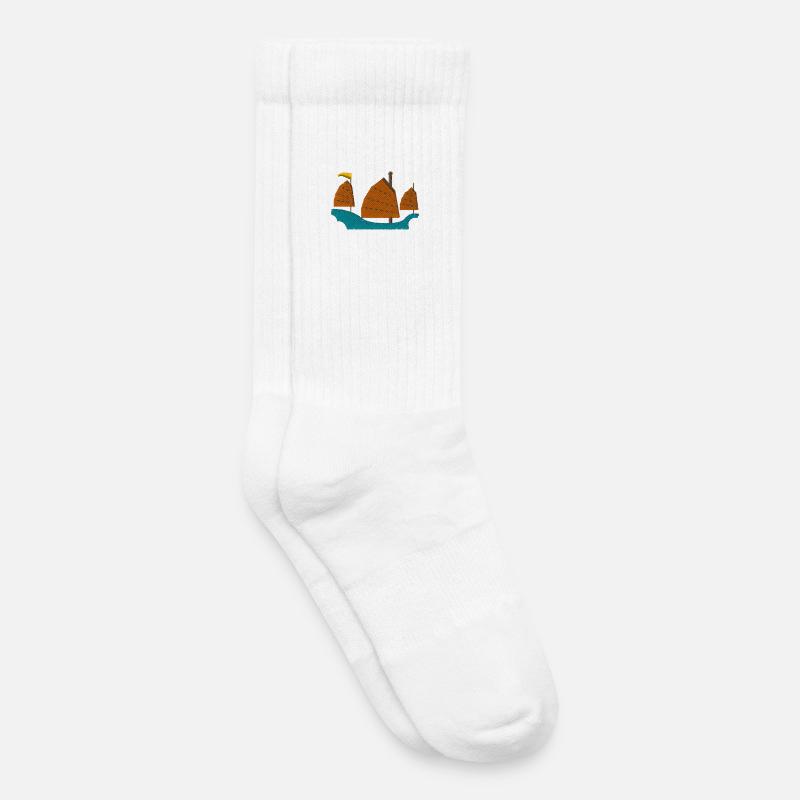 Sailing ship - Kinder Tennissocken - Weiß
