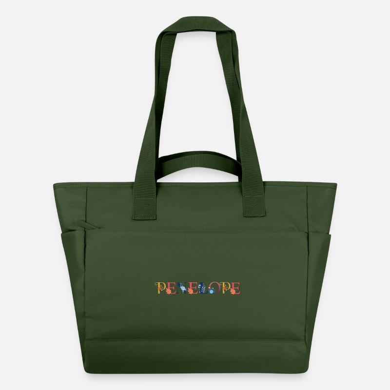 Penelope - Sac matelassé déperlant - vert sapin