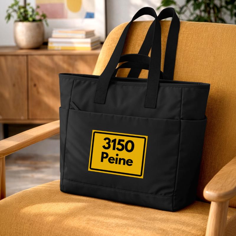 OLD POSTCODE ZIP CODE RETRO 3150 PEINE EULENSTADT Water-Repellent Padded Bag