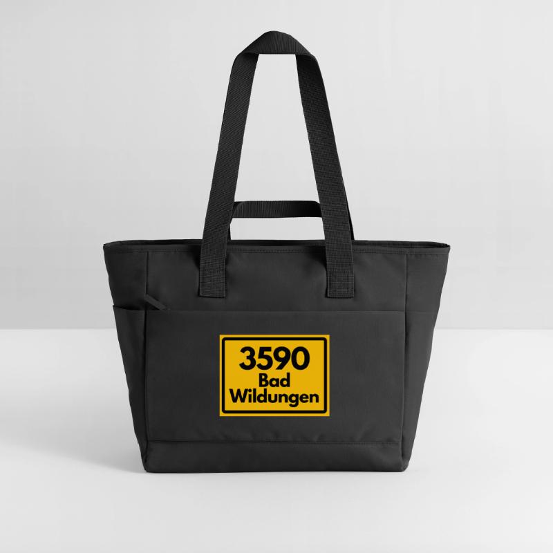 OLD POSTCODE POSTCODE RETRO 3590 BAD WILDUNGEN Water-Repellent Padded Bag