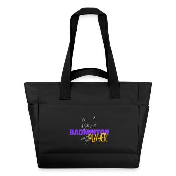 Badminton Player - Sac matelassé déperlant - noir - Devant