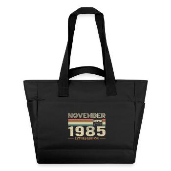 November 1985 Vintage Birthday Retro Tee - Sac matelassé déperlant - noir - Devant