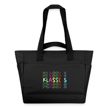 Grade 5 neon - Water-Repellent Padded Bag - black - Front