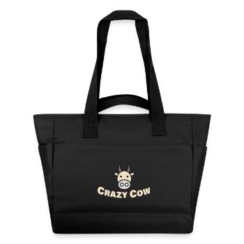 CRAZY COW - Wasserabweisende Padded Bag - Schwarz - Vorne
