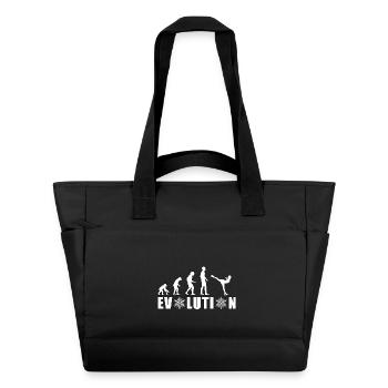EVOLUTION PATINAGE ARTISTIQUE HIVER NEIGE - Sac matelassé déperlant - noir - Devant