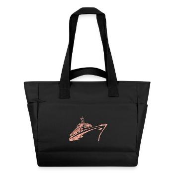 Kreuzfahrtschiff Kreuzfahrt Schiff Luxus - Wasserabweisende Padded Bag - Schwarz - Vorne