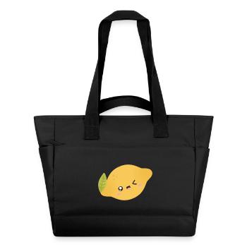 Lemon Kawaii - Wasserabweisende Padded Bag - Schwarz - Vorne