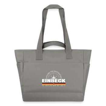 Einbeck - Sac matelassé déperlant - gris - Devant