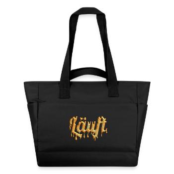 Dekorativer Text - Wasserabweisende Padded Bag - Schwarz - Vorne