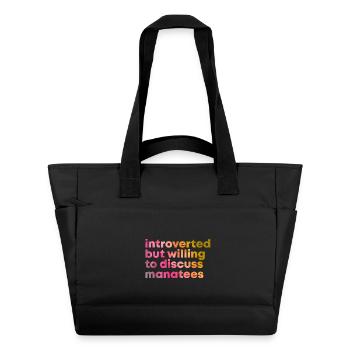 lamantin - Sac matelassé déperlant - noir - Devant
