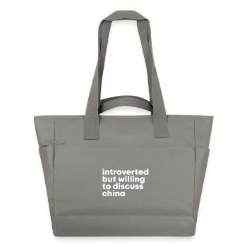 Chine - Sac matelassé déperlant - gris - Devant