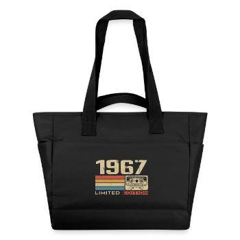 Legenden 1967 Jahrgang 1967 Jubiläum Jahrgang 1967 - Wasserabweisende Padded Bag - Schwarz - Vorne