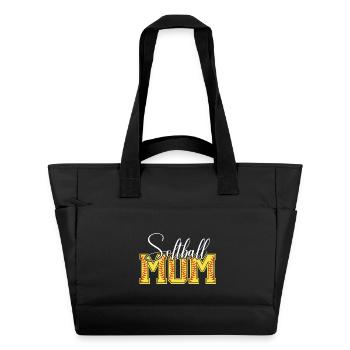 Softball Mama - Wasserabweisende Padded Bag - Schwarz - Vorne