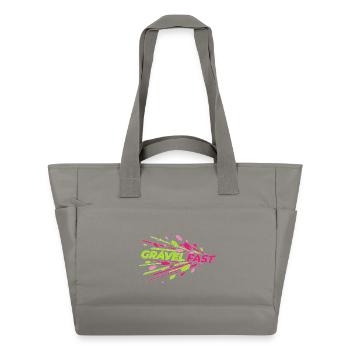 Gravel Fast Speed Petals Vector - Water-Repellent Padded Bag - grey - Front