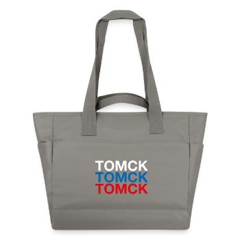 TOMSK Russie Cyrillique Drapeau russe - Sac matelassé déperlant - gris - Devant
