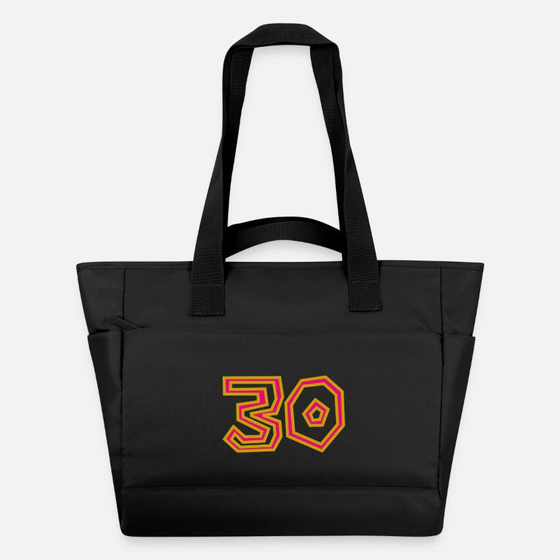 30. 30 ANS. 30e ANNIVERSAIRE. ANNIVERSAIRE 30 ANS. - Sac matelassé déperlant - noir