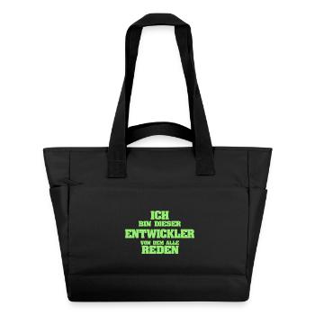 Developer as a profession - Water-Repellent Padded Bag - black - Front