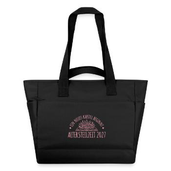 Altersteilzeit 2027 Frührente Neues Kapitel - Wasserabweisende Padded Bag - Schwarz - Vorne