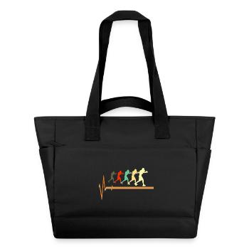 Boxe Heartbeat Evolution Rétro Fighter Design - Sac matelassé déperlant - noir - Devant