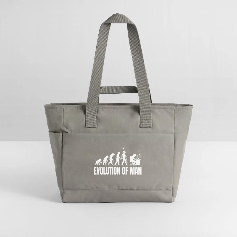 Programmierer Computerfreak Evolution Retro Wasserabweisende Padded Bag