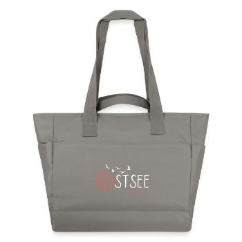 Ostseeküste - Meerliebe - Wasserabweisende Padded Bag - Grau - Vorne