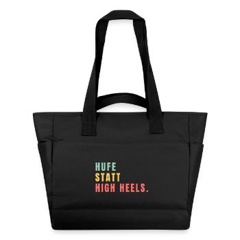 Hufe statt High Heels - Wasserabweisende Padded Bag - Schwarz - Vorne
