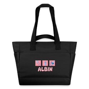 Albin - Water-Repellent Padded Bag - black - Front