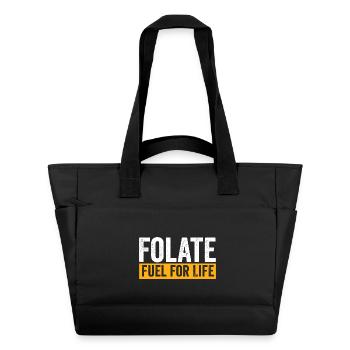 Folate Fuel For Life Power Source - Water-Repellent Padded Bag - black - Front
