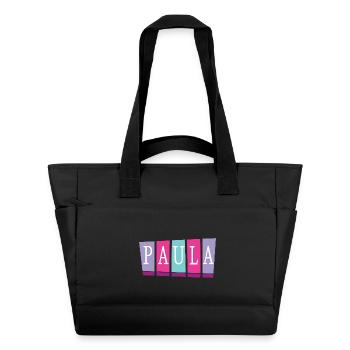 Paula - Sac matelassé déperlant - noir - Devant