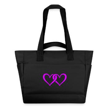 Herzen Symbol - Wasserabweisende Padded Bag - Schwarz - Vorne