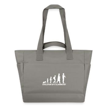Entwicklung eines Klarinettisten - Wasserabweisende Padded Bag - Grau - Vorne