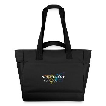 Écolière Emma - Sac matelassé déperlant - noir - Devant