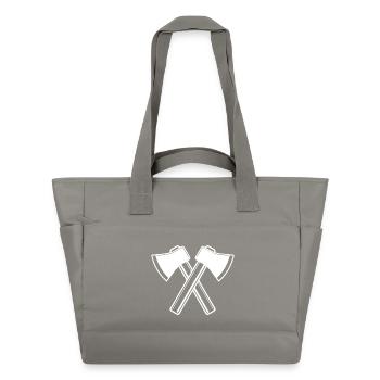 Axe Axes Bûcheron Forestier - Sac matelassé déperlant - gris - Devant