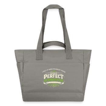Perfekte Keimung | Microgreens Anzucht - Wasserabweisende Padded Bag - Grau - Vorne