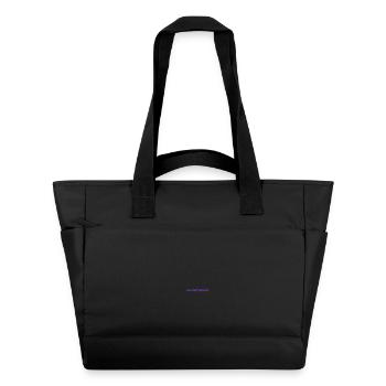 Floraison secrète - Sac matelassé déperlant - noir - Devant