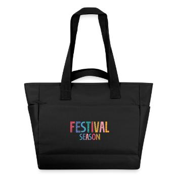 Festival - Sac matelassé déperlant - noir - Devant
