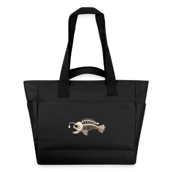 Poisson-grenouille - Sac matelassé déperlant - noir - Devant