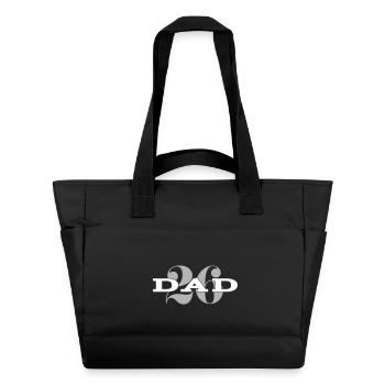 Dad 26 Baby Dad Father's Day Gift Dad 2026 - Water-Repellent Padded Bag - black - Front