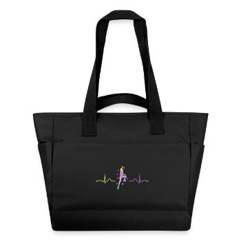 Boulderer heartbeat Bouldering Bouldering - Water-Repellent Padded Bag - black - Front