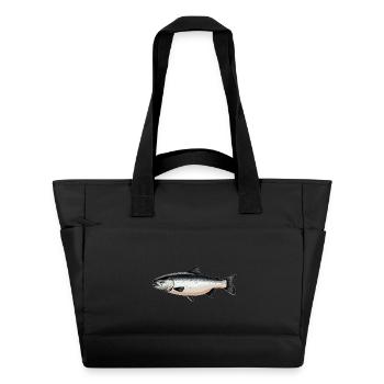 Saumon Saumon - Sac matelassé déperlant - noir - Devant