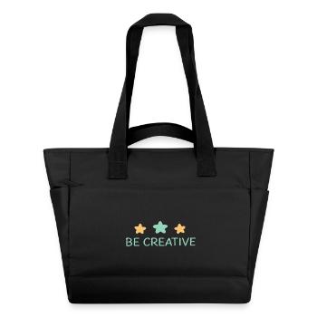 Werden Sie kreativ: Pastel Stars - Wasserabweisende Padded Bag - Schwarz - Vorne