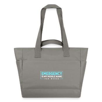 Emergency Nurse Ambulance - Water-Repellent Padded Bag - grey - Front